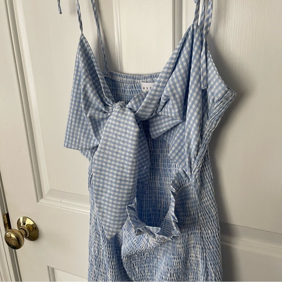 BRAND NEW Blue Gingham Dress - Picture 2 of 5